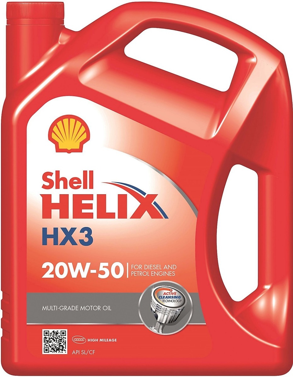 زيت موتور شل هيلكس HX3 - 20W-50 - 4 لتر
