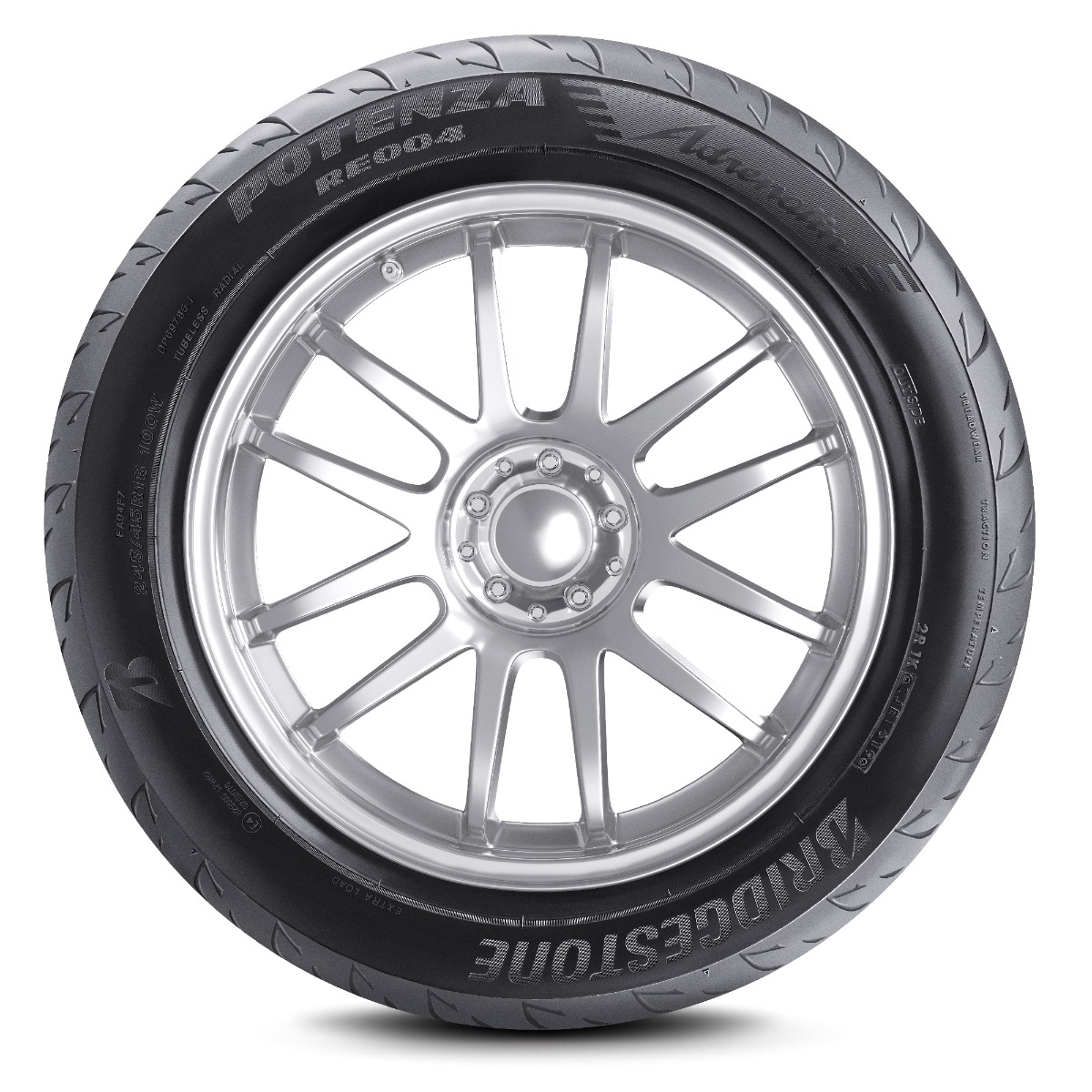 Bridgestone Potenza RE004 Regular Car Tire - 235/45R17 XL