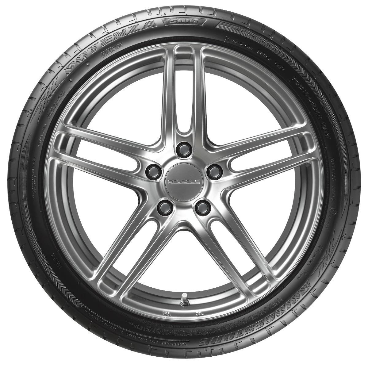 Bridgestone Potenza S001 R Run Flat Car Tire - 255/35R19