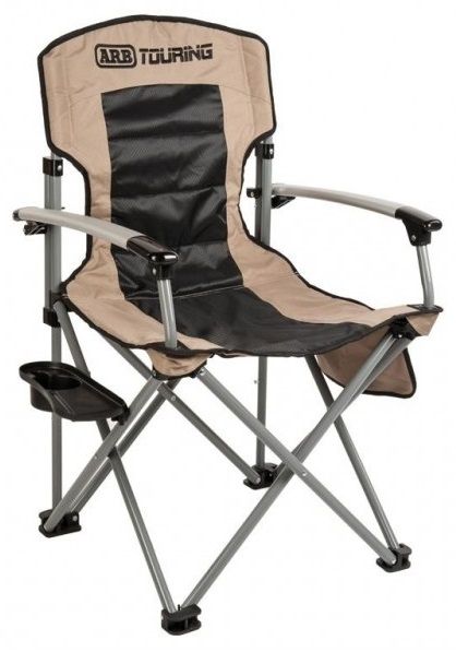 كرسي تخييم ARB قابل للطي مع حامل كوب - بيج - 10500101
